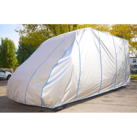 Telo Protettivo Per Caravan In Tessuto 4 Strati - Verde, Dimensioni 450x213x230 Cm, Traspirante E Resistente