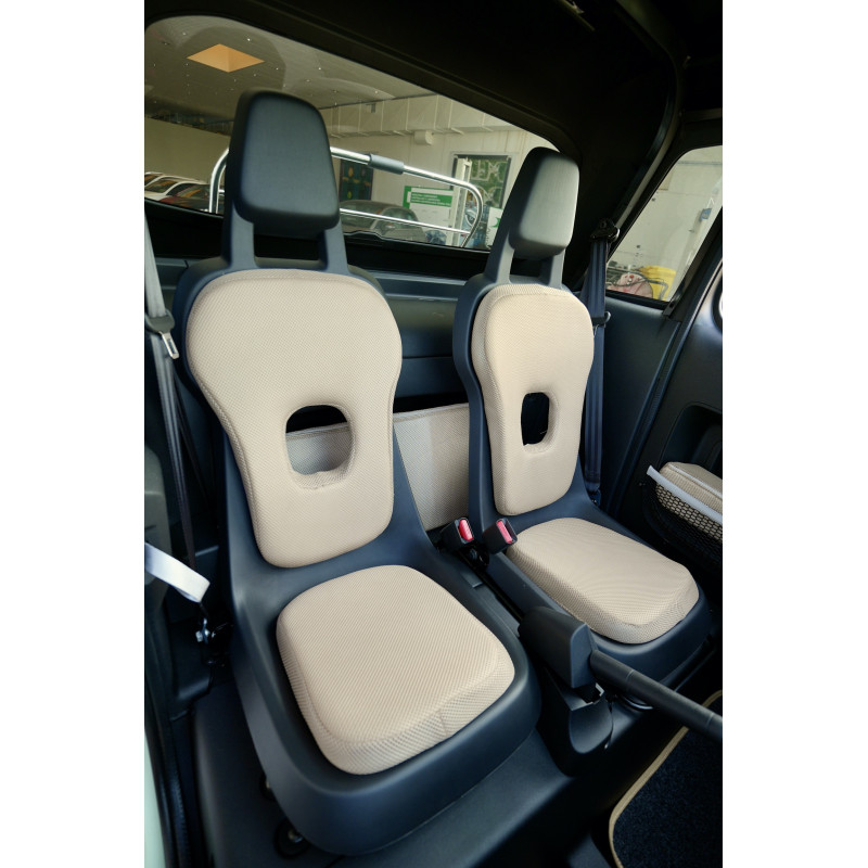 Coprisedile Ergonomico XTRM-CAR GT Per Citroen Jumpy (1994-2025) - Grigio, 1 Pezzo, Universale, Compatibile Airbag, Traspirante