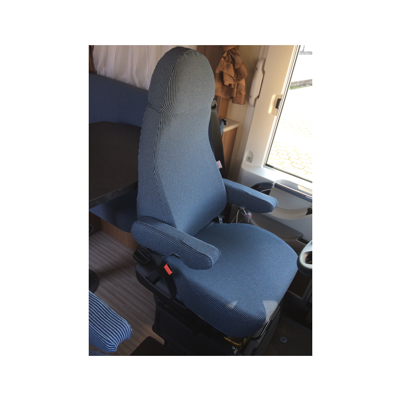 Coprisedili Anteriori Universali In Similpelle Blu – Adatti Per Auto, Camper, Furgoni, Taxi E Monovolume, Confezione 1+1