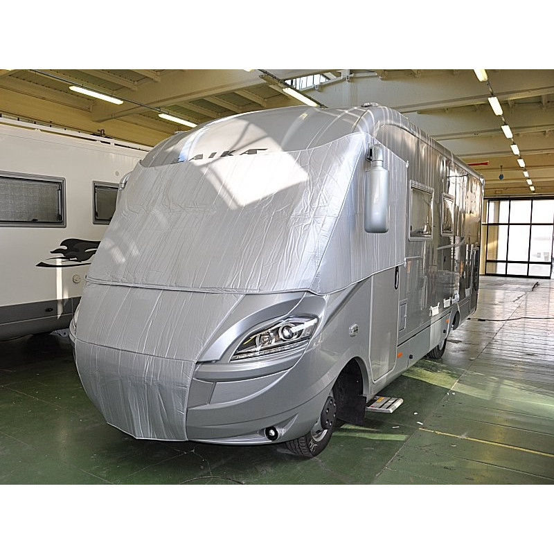 Volet isotherme pare-brise Motor-home Artico -35° + couvre-moteur