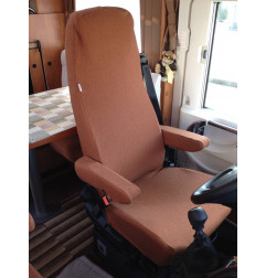 Set nr.2 cab seat cover motorhome with belt